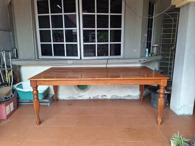 8 seater solid wood dining table 
