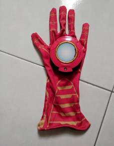 Original iron man gloves toy sound motion detector