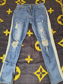 prelove jeans zip bawah lelaki saiz L