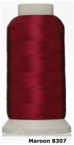 Maroon 8307 Embroidery Machine Thread Benang Sulam