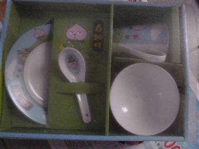 匙碟碗及杯套裝 spoon dish bowl and cup set
