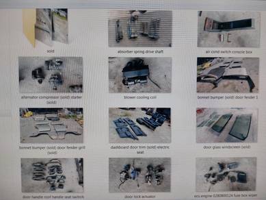 mercedes w124 220E 230E 260E spare part terpakai