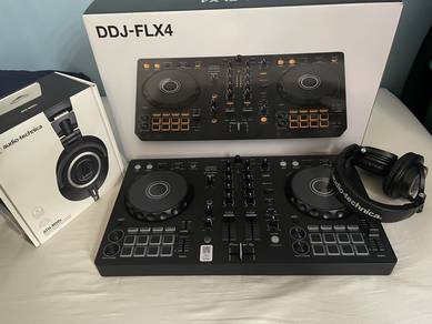 DDJ FLX4 + Audio Technica M50x