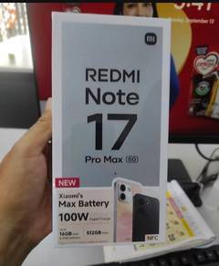 Redmi Note 17 pro max 256 gb