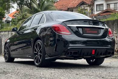 W205 Brabus Rear Diffuser Bodykit Body kit Exhaust