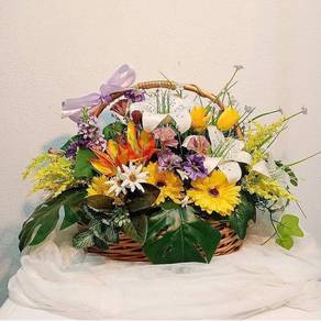 Artificial Flower in Basket