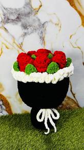 bouquet Roses crhocet