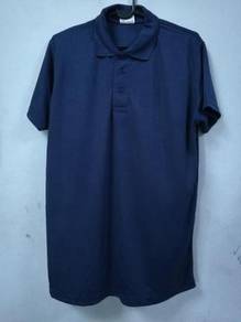 Tshirt Baju Collar Tangan Pendek Microfiber