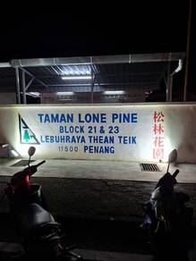 Apartment For Sale in Taman Lone Pine (Medium Low Cost)