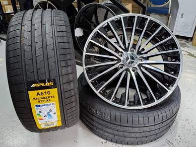 Mercedes W206 W205 W204 18" Rim Tayar Baru R139