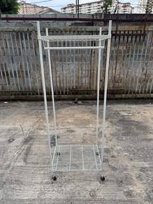 Mobile Steel Multipurpose Display Hanger Rack Shel