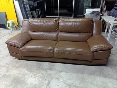 Rozel Gamma Full Leather 3 Seater Sofa