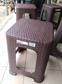 Rattan Style Plastic Stool TA548