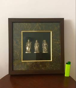 Vintage Feng Shui brass Fu Lu Shou