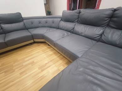Large L-Shape Grey Sofa  - Urgent Sale