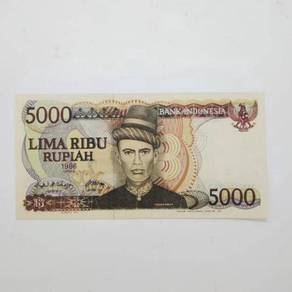 Indonesia 5000 rupiah 1986 p 125 unc