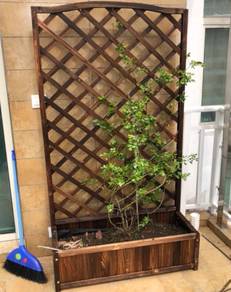 Plant Flower Stand Pagar Bunga Pot Rack Fence Tree