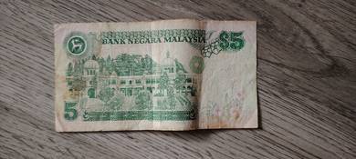 $5 Banknote Malaysia 