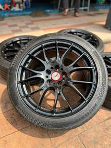 Rays Homura 19Inch 2x9 Tyre Continental 245 45 19