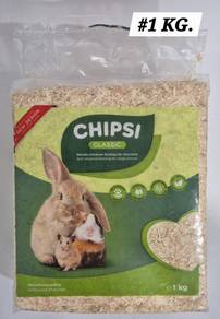 Chipsi Classic Hamster Pet Wood Bedding 1kg Home