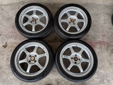 Rim ssr type c silver 16 inch myvi alza vios city