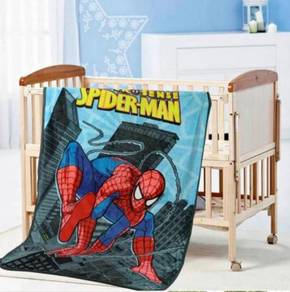 SPIDERMAN (A) Selimut Fleece Blanket Bigger 1.5X2M