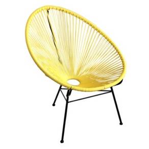 YELLOW Rattan Chairs GARDEN Sets Dining Balcony