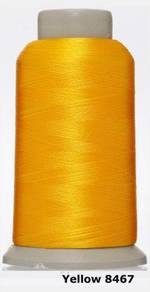 Yellow 8467 Embroidery Machine Thread Benang Sulam