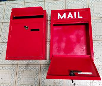 Post box, mail box, metal