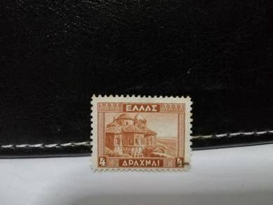 1935 Greece Stamp Church Building in Mystras