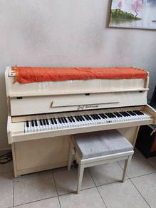 Graf Birkmann Acoustic Upright Piano White 