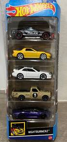 Hotwheels HW Night Burnerz 5 pack set