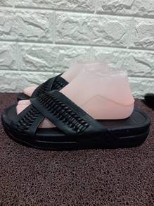 uk8 Fitflop Leather Slide Sandals