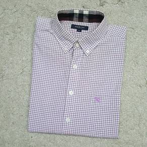 Burberry Slim Fit Checked Long Sleeve Shirt