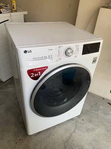 Combo LG 8kg Mesin Washer Dryer Basuh Kering
