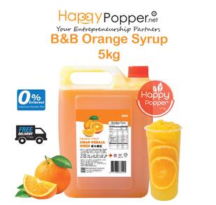 B&B Concentrated Fruit Syrup Orange 5kg