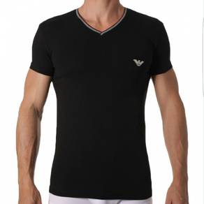 Emporio Armani Cotton Stretch V-Neck Tee