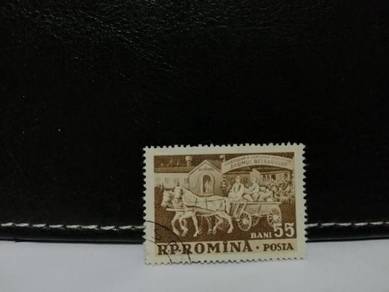 1959 Romania Stamp Horse Carriage Farming