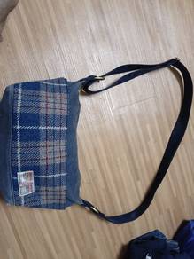 Harris tweed x coen sling bag 