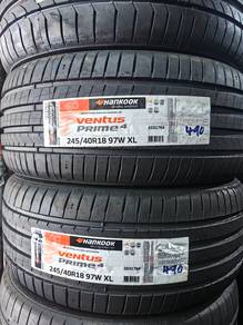 2025 Tayar baru 245 40 45 18 Hankook ventus prime4