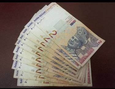 Banknote Malaysia Rm2 Series 8th 10 Pieces