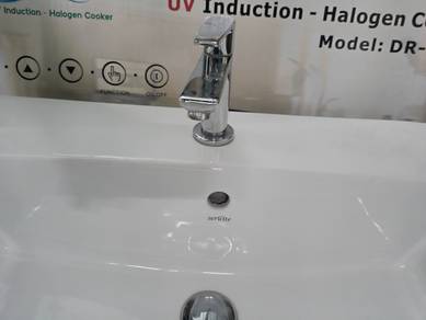 Sericite Ceramic sink with water faucet 60x45x15cm