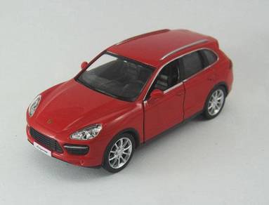 Porsche cayenne turbo diecast model (red)