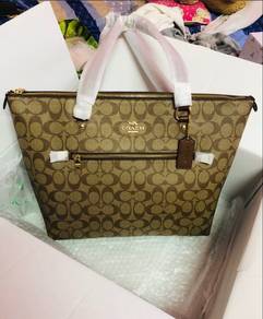 Coach Gallery Tote Bag Khakis Original
