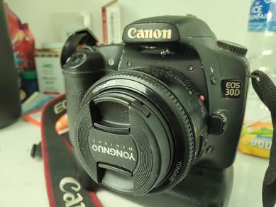 Canon 30D DSLR Full Set + Yongnuo 50mm f/1.8