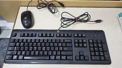 ⌨️🖱️ HP original wired keyboard + mouse