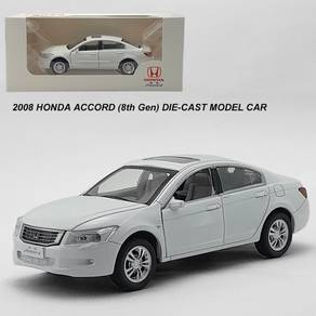2008 HONDA ACCORD (8th Gen) MODEL CAR - WHITE
