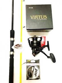 Ryobi jdm virtus reel combo shimano cruzar solid