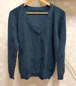 Grey Wool Sweater