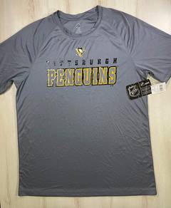 NHL Pittsburgh Penguins Grey Tee #DC NEW
